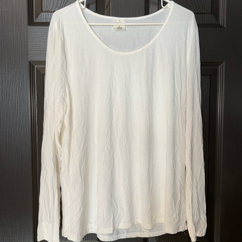Soma Classic Cream Long Sleeve Top